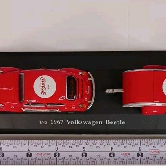 MotorCity Classics 1967 Volkswagon Beetle With Trailer Coca-Cola 1:43 - Picture 10 of 14